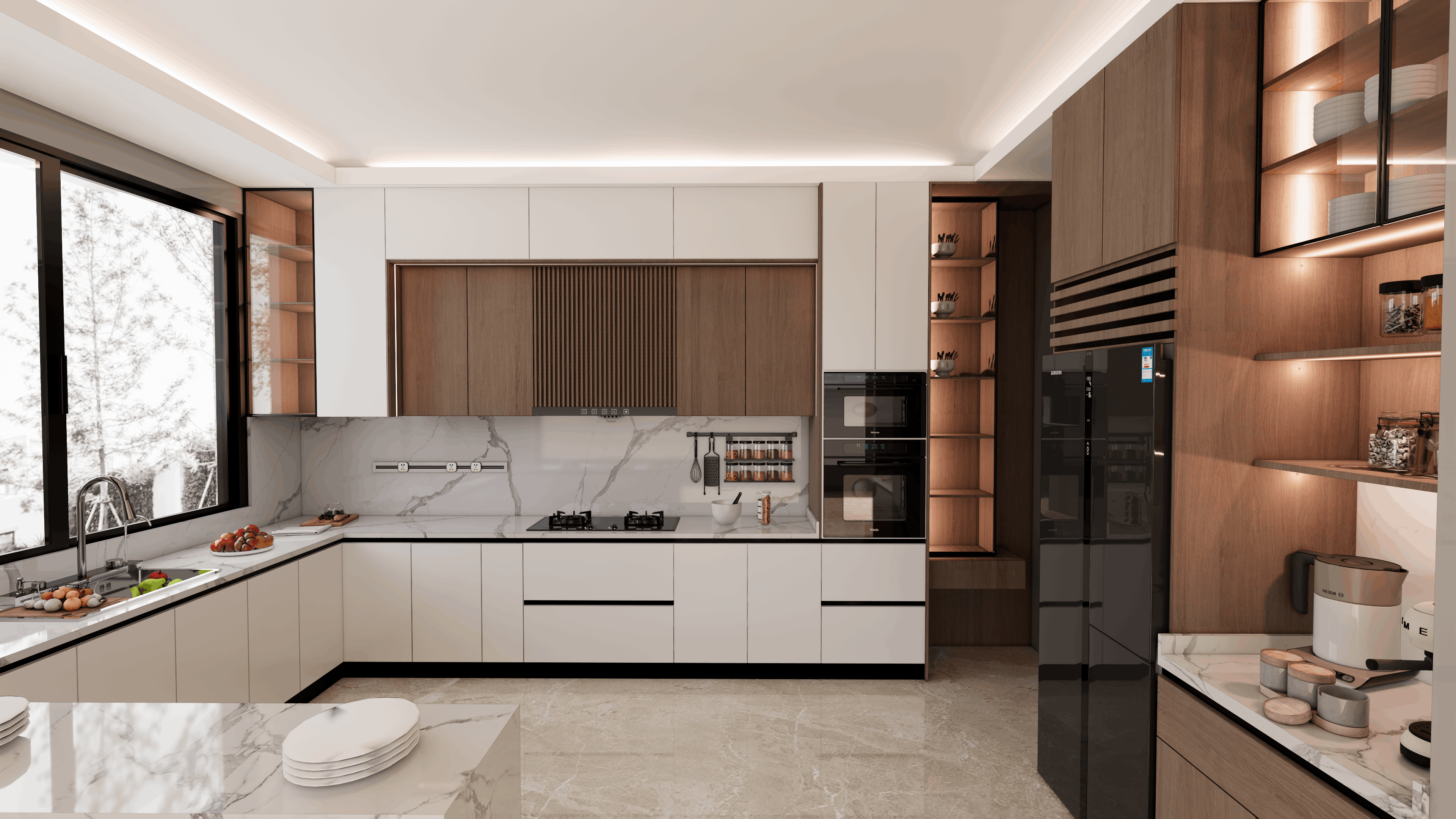 Luxurious modern kitchen